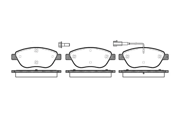 Brake Pad Set, disc brake (NB23708V01)