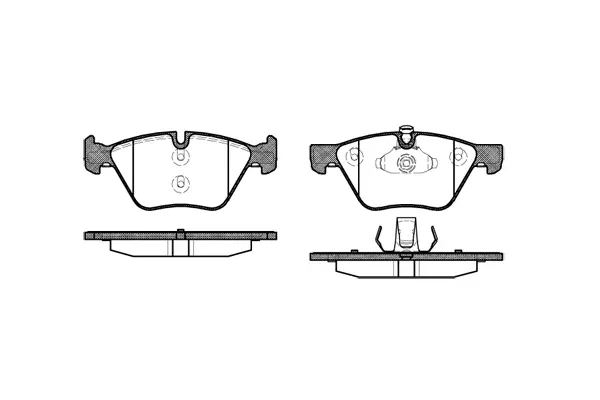 Brake Pad Set, disc brake (NB23968A00)