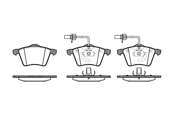 Brake Pad Set, disc brake (NB23034V02)