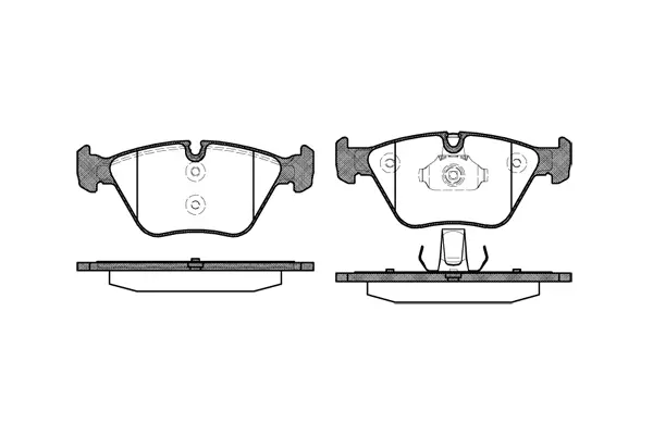 Brake Pad Set, disc brake (NB21990A01)