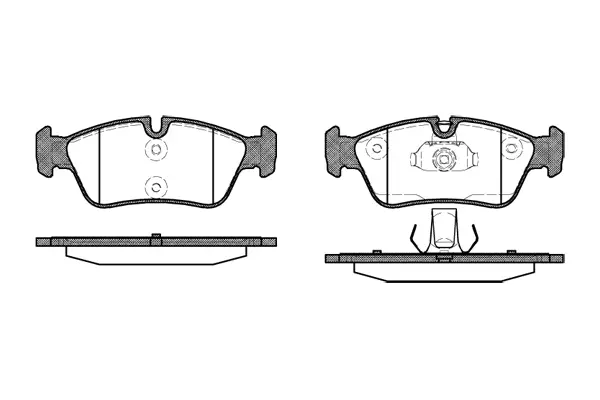 Brake Pad Set, disc brake (NB21924A01)