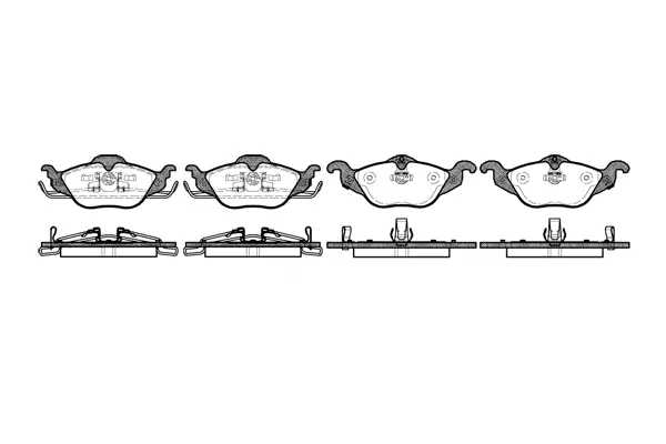 Brake Pad Set, disc brake (NB23063V02)