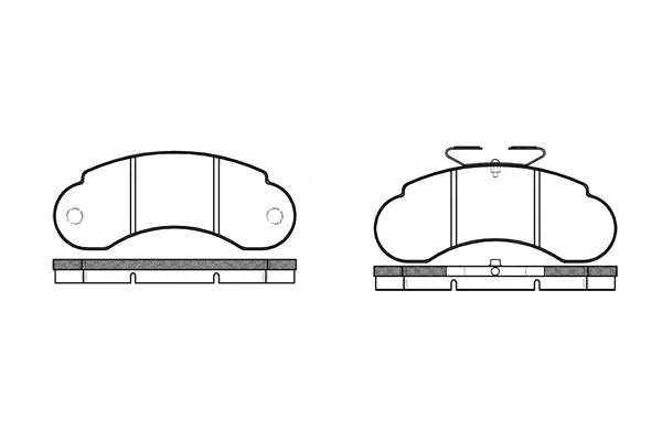 Brake Pad Set, disc brake (NB20934N00)