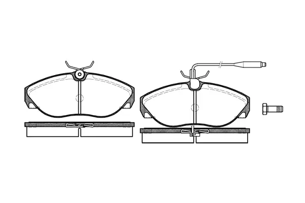Brake Pad Set, disc brake (NB21797V02)