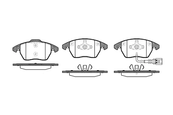 Brake Pad Set, disc brake (NB23587V01)