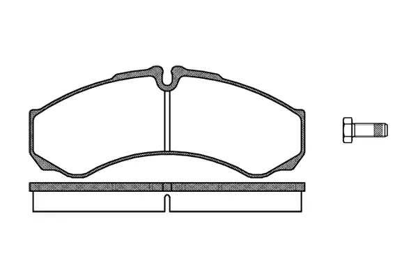 Brake Pad Set, disc brake (NB29121T17)