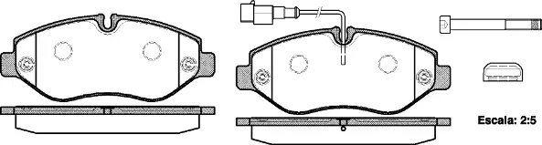 Brake Pad Set, disc brake (NB29192V02)