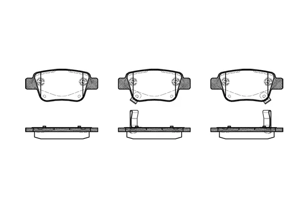 Brake Pad Set, disc brake (NB23620V02)