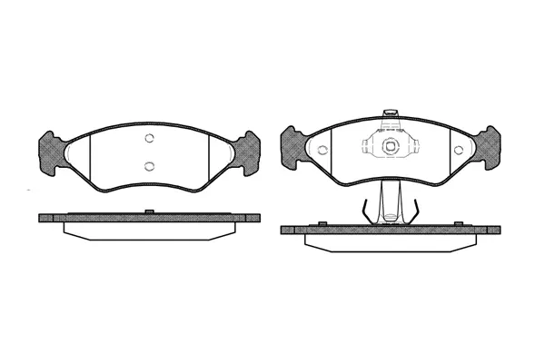 Brake Pad Set, disc brake (NB23101A01)
