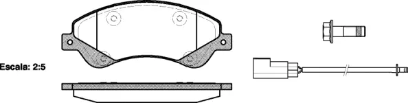 Brake Pad Set, disc brake (NB24485V02)