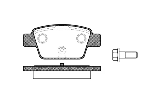 Brake Pad Set, disc brake (NB23714N00)