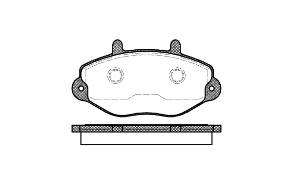 Brake Pad Set, disc brake (NB21469N00)