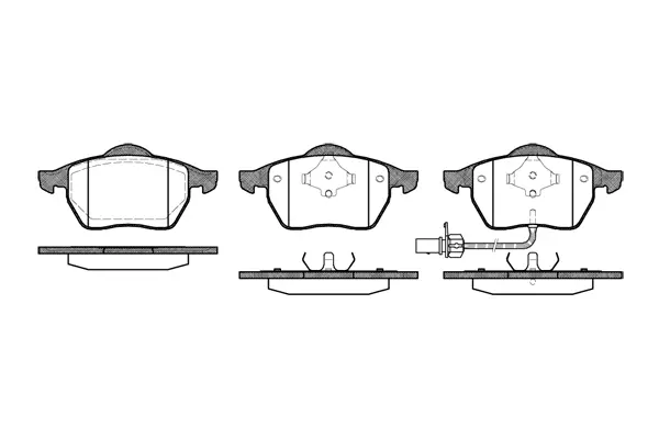 Brake Pad Set, disc brake (NB23324V01)