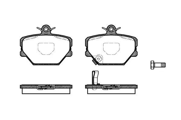 Brake Pad Set, disc brake (NB21999V02)