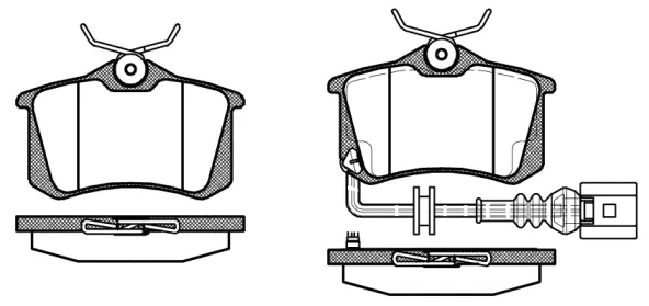 Brake Pad Set, disc brake (NB23823V01)