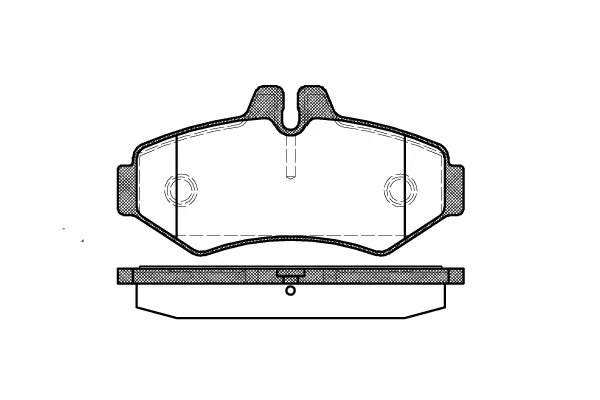 Brake Pad Set, disc brake (NB23021N00)