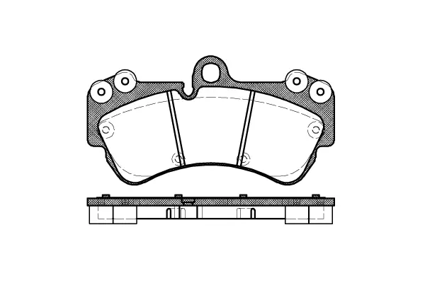 Brake Pad Set, disc brake (NB23692N00)