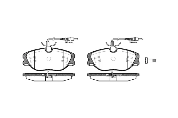 Brake Pad Set, disc brake (NB21147V04)