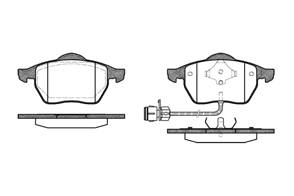 Brake Pad Set, disc brake (NB20678V12)
