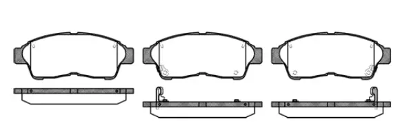 Brake Pad Set, disc brake (NB21601N00)
