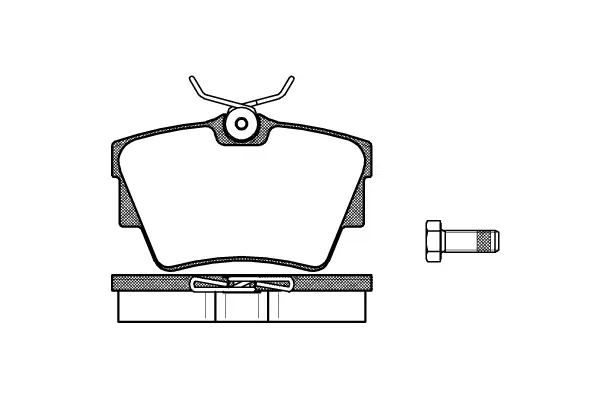 Brake Pad Set, disc brake (NB21882S01)