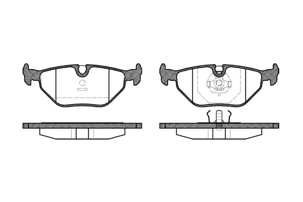 Brake Pad Set, disc brake (NB20180A01)