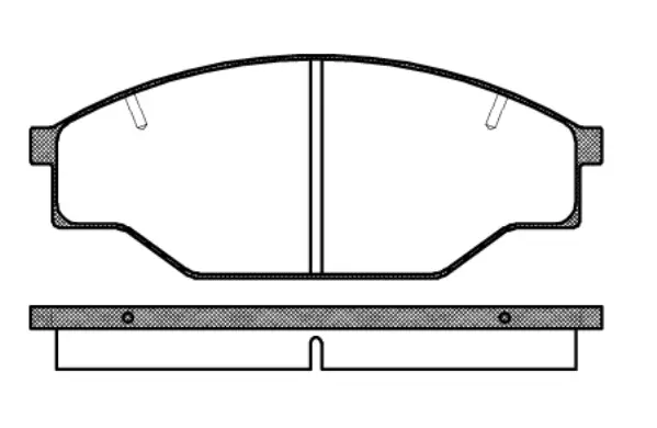 Brake Pad Set, disc brake (NB21158N00)