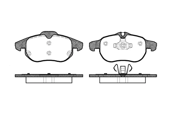 Brake Pad Set, disc brake (NB23402S00)