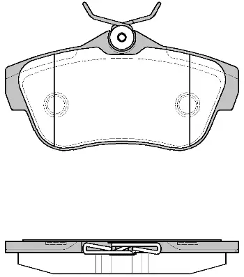 Brake Pad Set, disc brake (NB24578N00)