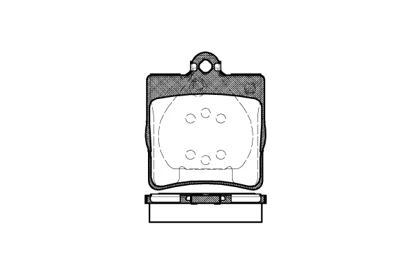 Brake Pad Set, disc brake (NB21919N00)