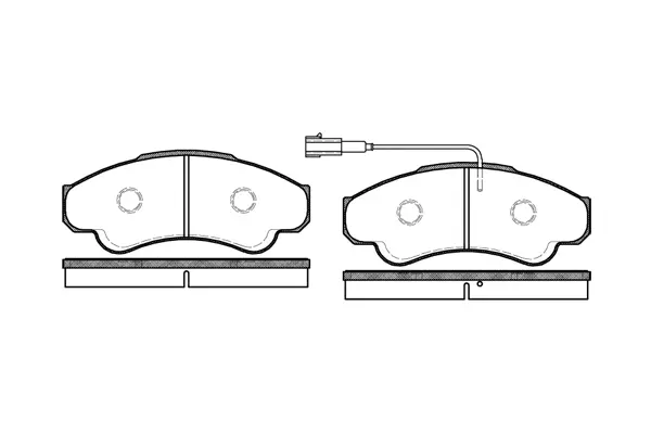 Brake Pad Set, disc brake (NB23858V01)