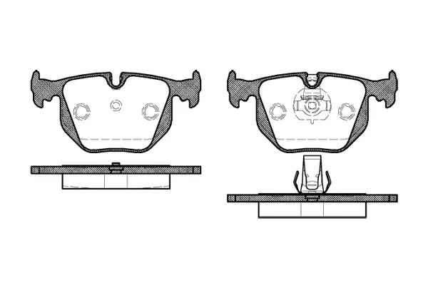 Brake Pad Set, disc brake (NB21486S02)