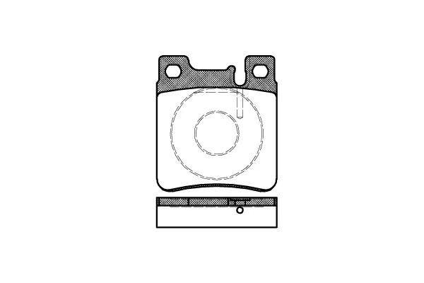 Brake Pad Set, disc brake (NB21305N00)