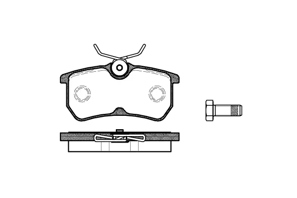 Brake Pad Set, disc brake (NB23353N00)