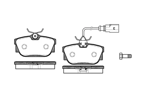 Brake Pad Set, disc brake (NB23224V01)