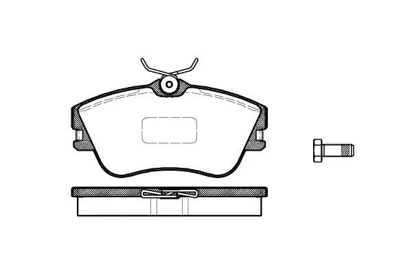 Brake Pad Set, disc brake (NB21479V00)