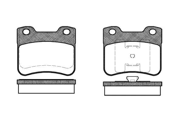 Brake Pad Set, disc brake (NB20203L01)