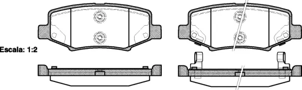 Brake Pad Set, disc brake (NB24602V02)
