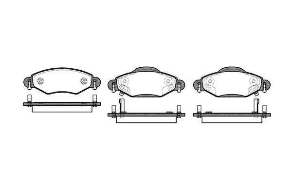 Brake Pad Set, disc brake (NB23958V02)