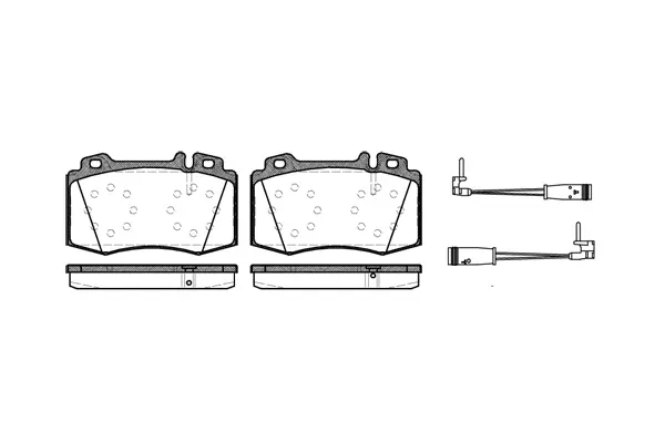 Brake Pad Set, disc brake (NB23271V02)