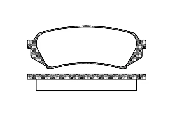 Brake Pad Set, disc brake (NB23539N00)