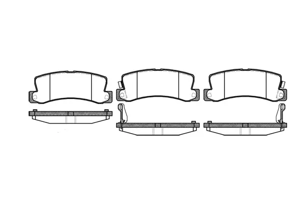 Brake Pad Set, disc brake (NB21833V02)