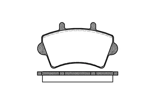 Brake Pad Set, disc brake (NB23613N00)