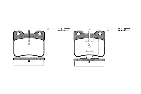 Brake Pad Set, disc brake (NB20203L00)