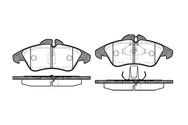 Brake Pad Set, disc brake (NB21576S01)
