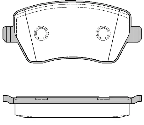 Brake Pad Set, disc brake (NB23973V00)