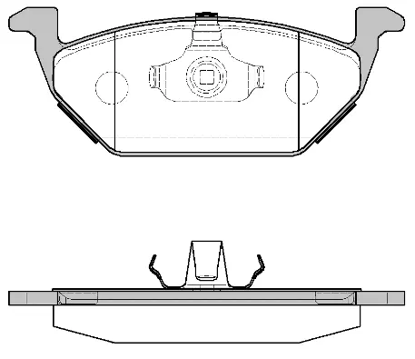 Brake Pad Set, disc brake (NB23130S00)