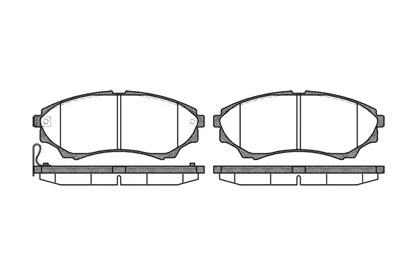 Brake Pad Set, disc brake (NB24353V01)