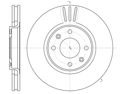 Brake Disc (NB017150V04F)