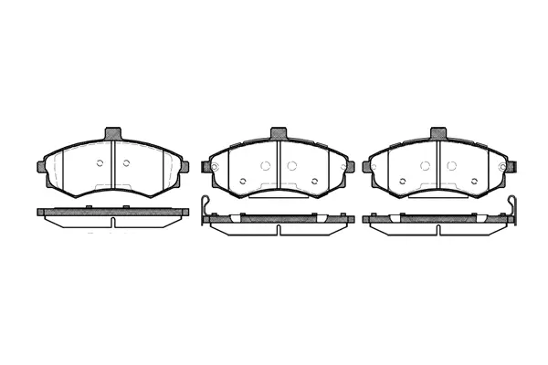 Brake Pad Set, disc brake (NB24031V02)